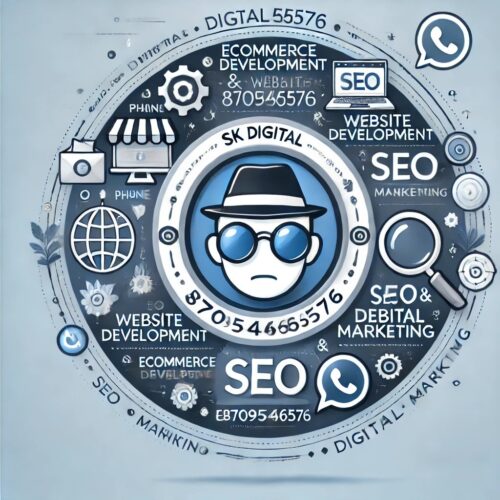 SK DIGITAL GLOW - Professional digital marketing & web development services with contact details & WhatsApp number